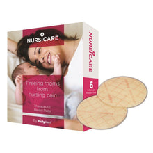 Load image into Gallery viewer, Nursicare Therapeutic Breast Pads for Wounded, Cracked, Painful Nipples. Box of 6.