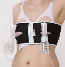 Load image into Gallery viewer, PumpEase - Hands free pumping bra - Tuxedo