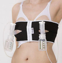 Load image into Gallery viewer, PumpEase - Hands free pumping bra - Tuxedo
